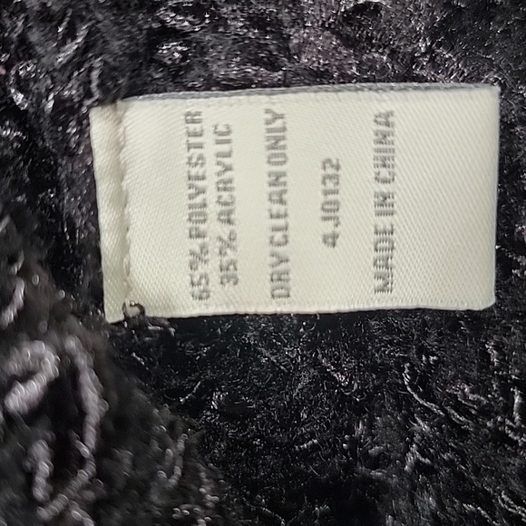 Cecico Size M Black Victorian Crochet Cardigan Gothic Steampunk Knit Sweater - Picture 14 of 16